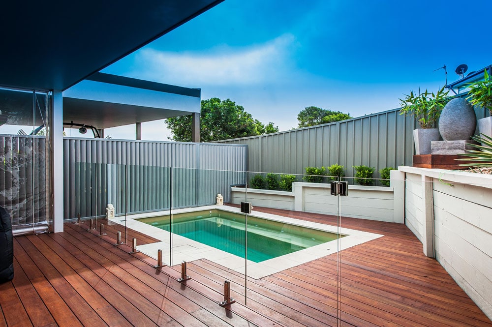pool with glass fencing port macquarie