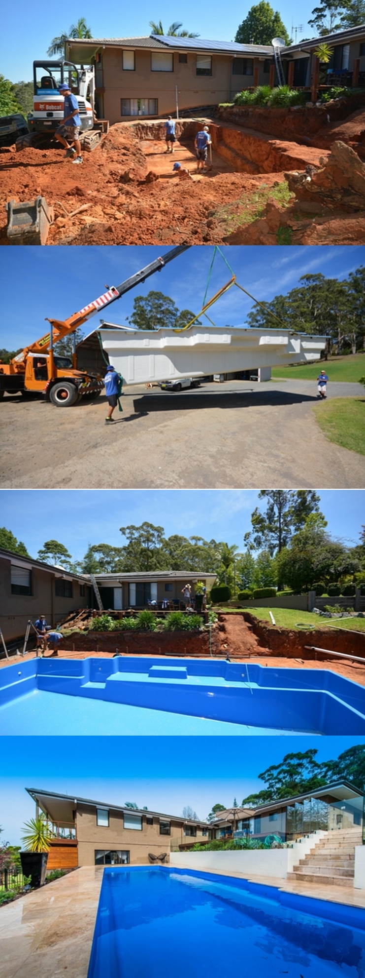 Fibreglass Pool Installation in Port Macquarie - Gibson Family Pools