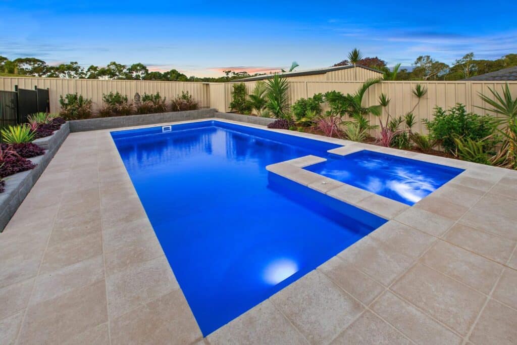 Custom Pool Design With Fencing For Privacy